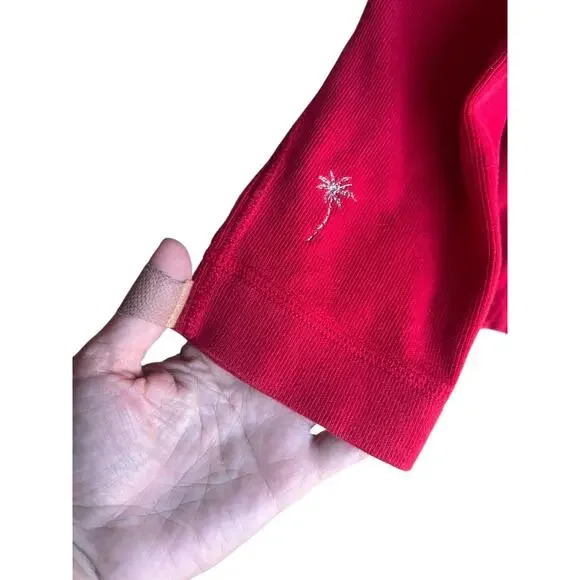 Tommy Bahama Women's Embroidered Mazua Palm Aruba Front Zip Jacket Rec Size S/P - Picture 4 of 8